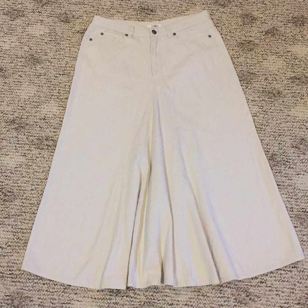 Full Khaki Skirt Light Color Casual and Modest